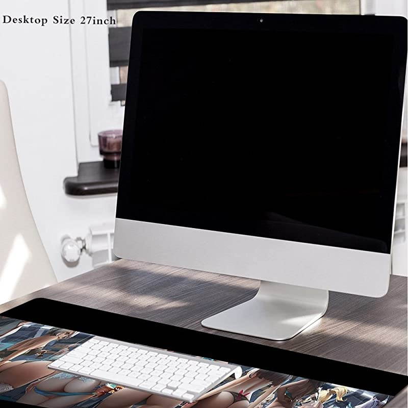 Gaming Mouse Pad Extended XXL Size Sexy Ass Desk Pad for PC Laptop Functional NonSlip Rubber Base with Stitched Edges