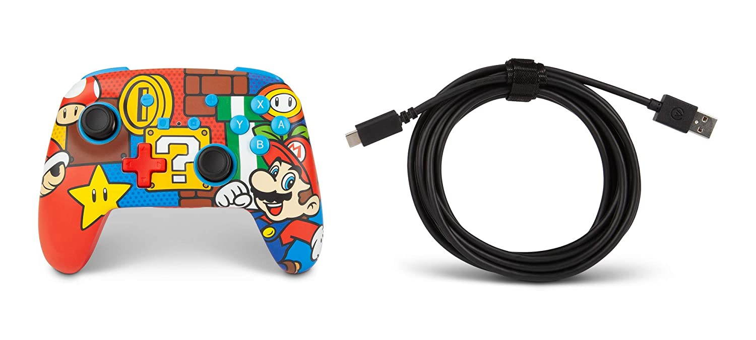 Enhanced Wireless Controller for Nintendo Switch - Mario Pop