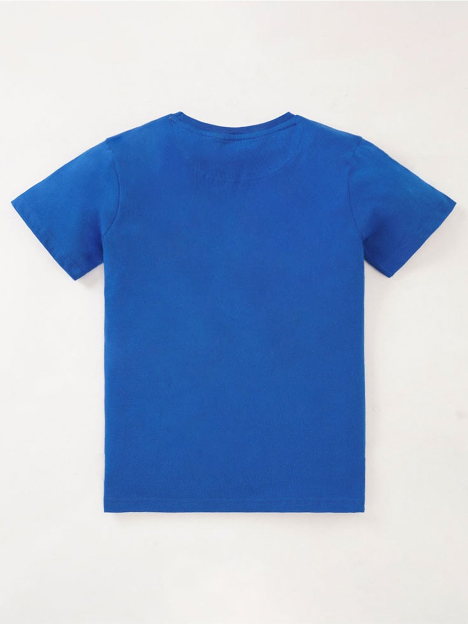 Edheads Kids Blue Cotton Printed T-Shirt