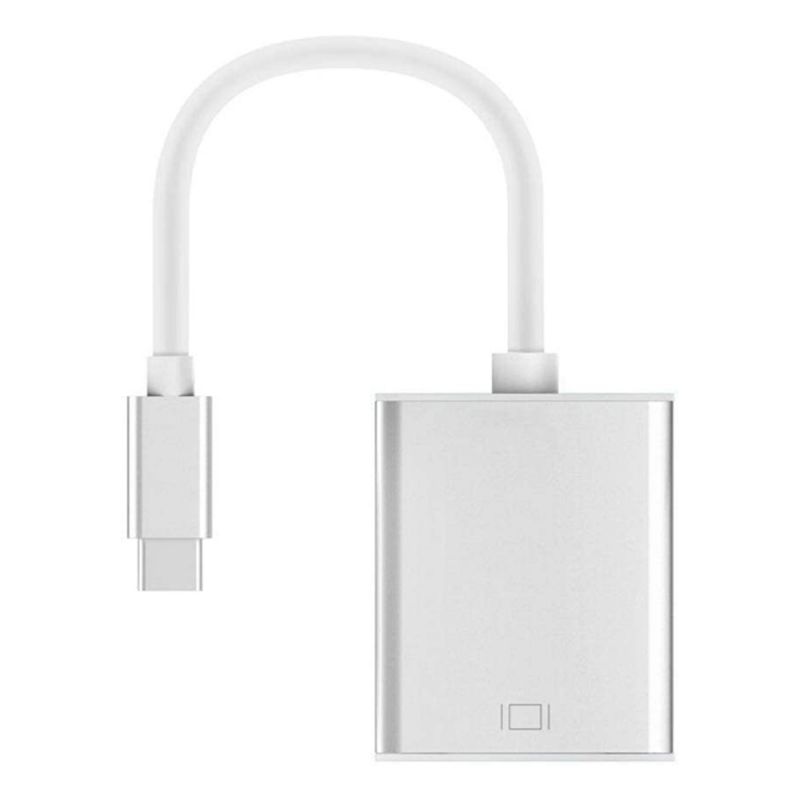 USB-C to VGA Adapter, Bincolo USB 3.1 Type C (Thunderbolt 3) to VGA Converter Compatible with MacBook Pro, New MacBook, MacBook Air 2018, Dell XPS 13/15, Surface Book 2 and More