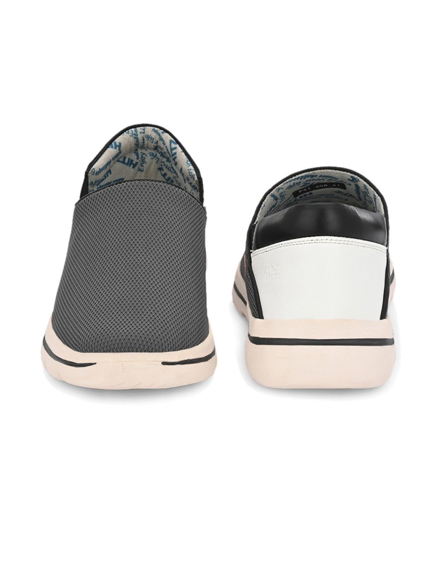 Hitz Men's Grey Casual Loafers