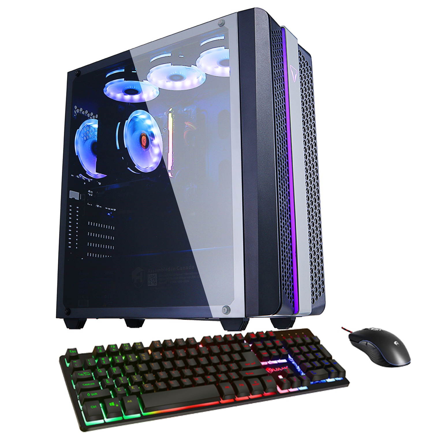 HAJAAN Flash F90 Gaming Desktop Tower PC - (Intel Core i7-9700 Processor/16GB DDR4 RAM/1TB SSD/1TB HDD/GTX 1660/WiFi/Win 10 Home)