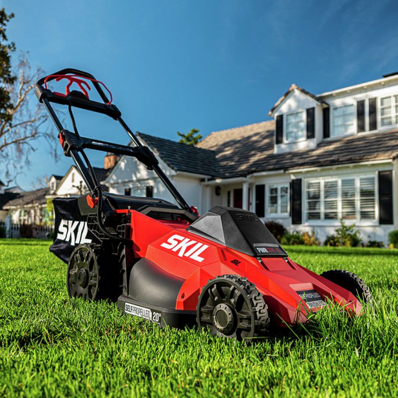 Skil SM4910-10 PWRCore 40 40V Brushless Lithium-Ion Self-Propelled 20 in. Cordless Mower Kit (5 Ah)