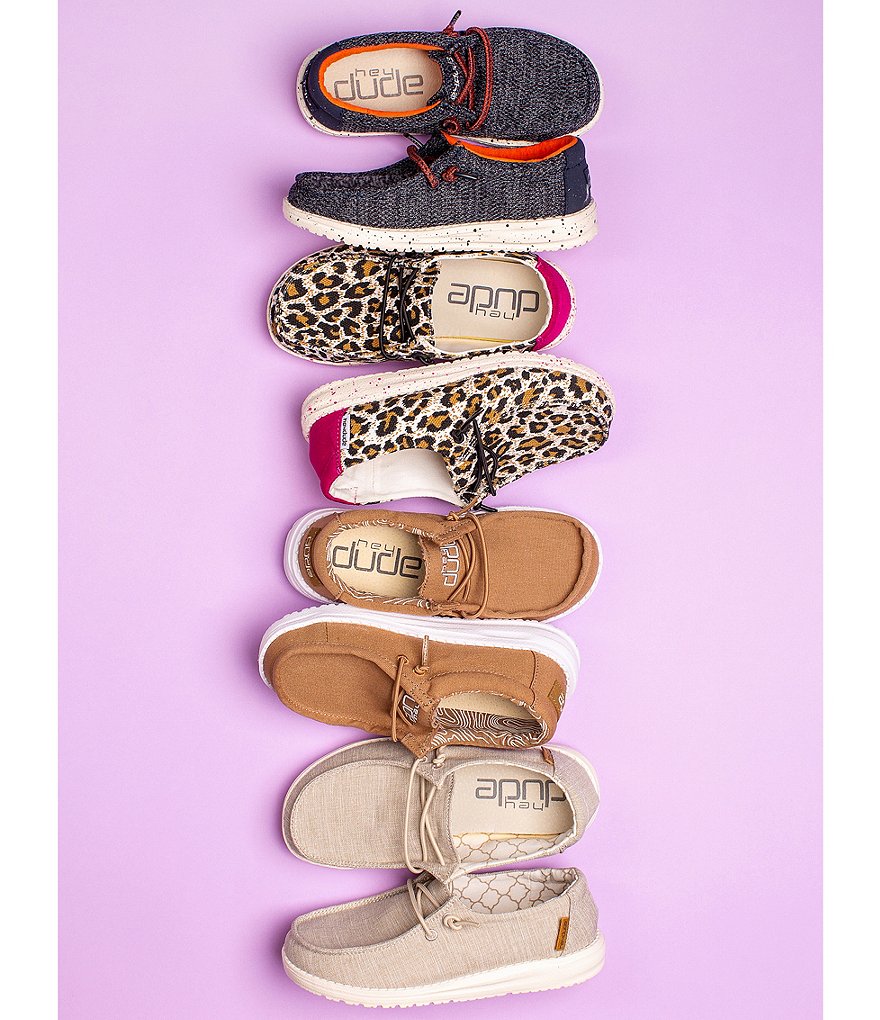 Hey Dude Girls' Wendy Linen Washable Slip-Ons (Toddler)