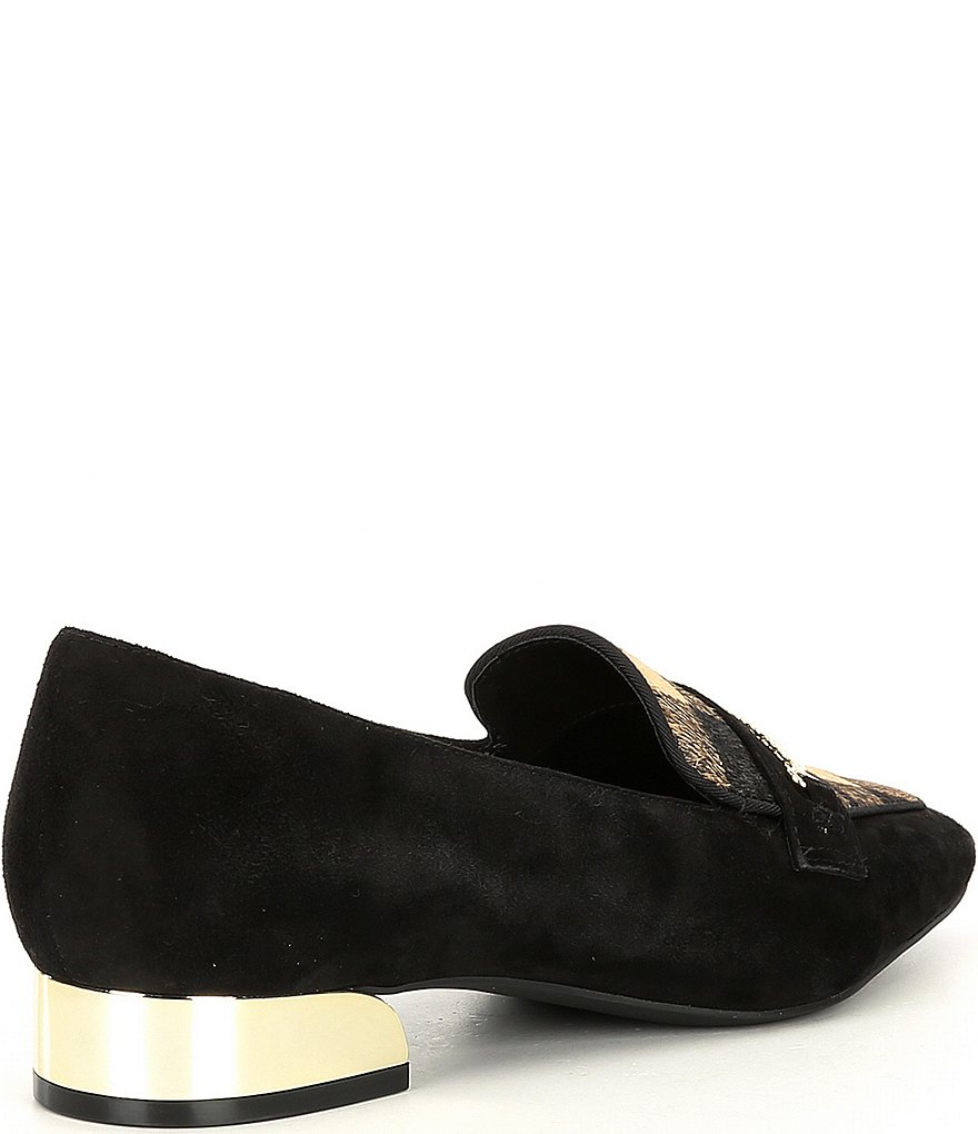 Preston & York Tessa Plaid Haircalf Loafers