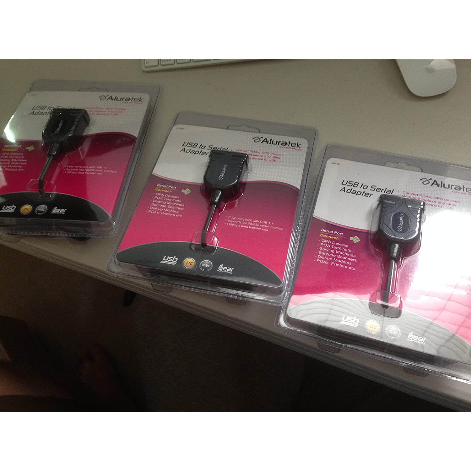 Aluratek USB to Serial (DB9) Adapter (AUS100)