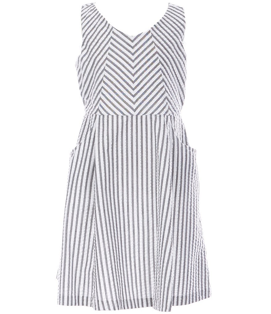 Mini Molly Big Girls 8-14 Ruffle-Sleeve Shift Dress