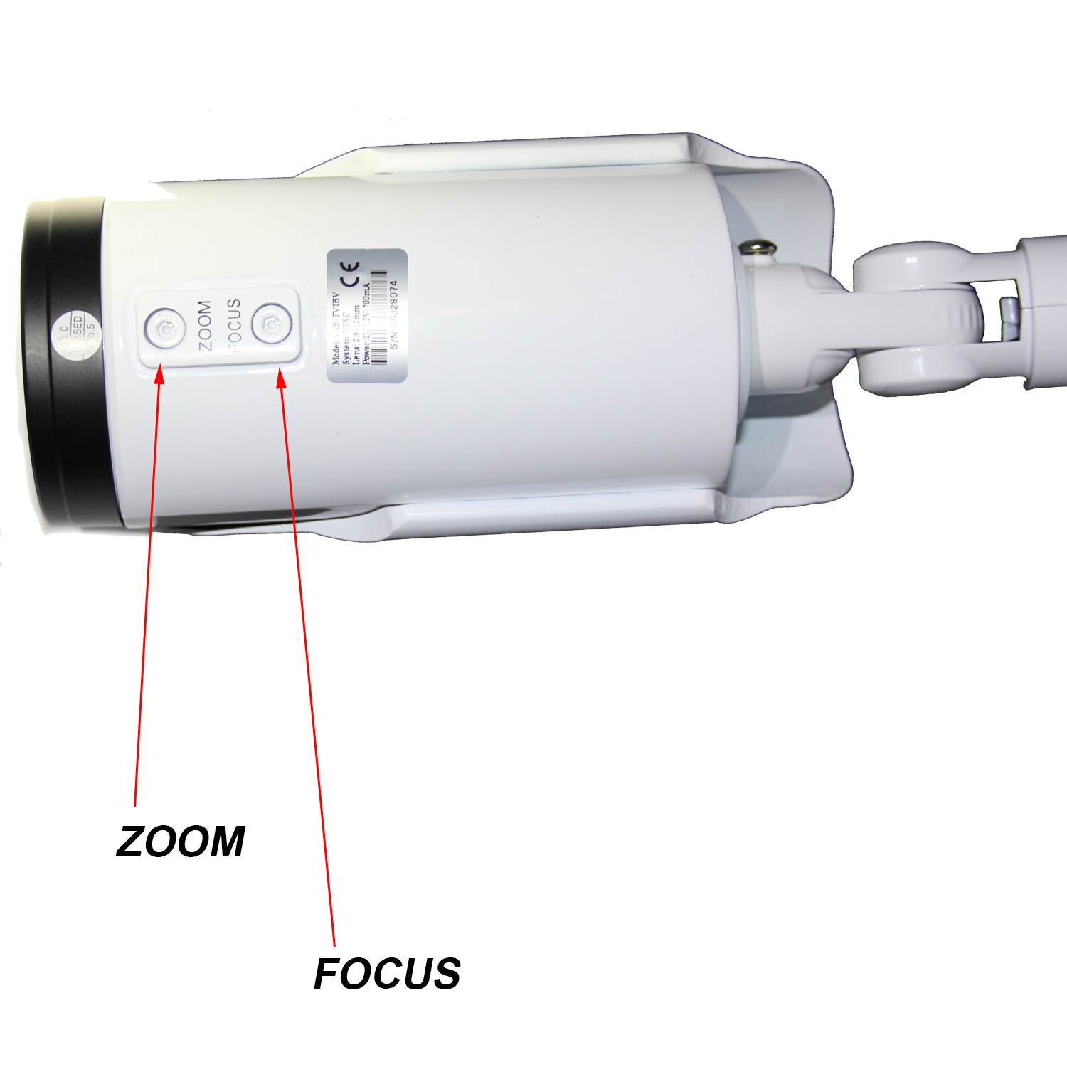 HD-TVI 1080P 42 LED Bullet Camera 2.8~12mm White, Infrared, IR, Weather-proof, outdoor, IP66, 1920 x 1080, Security, Surveillance, Color, Video