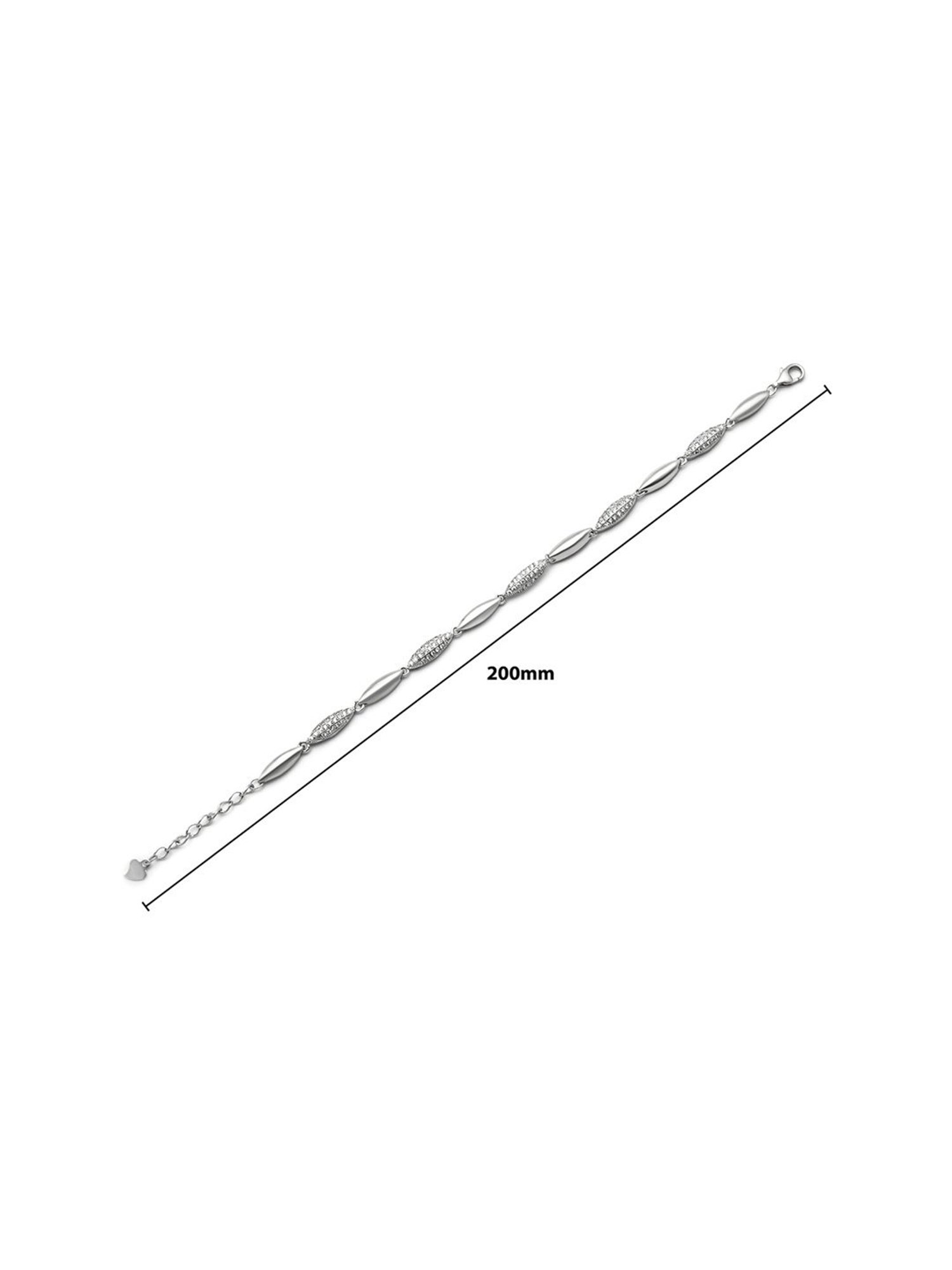 Silberry 92.5 Sterling Silver Harmony Bracelet