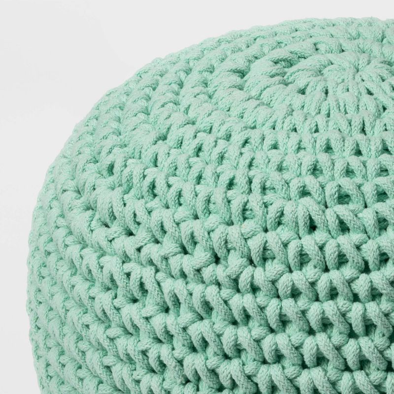 Pouf Ottoman - Cloud Island™ Mint