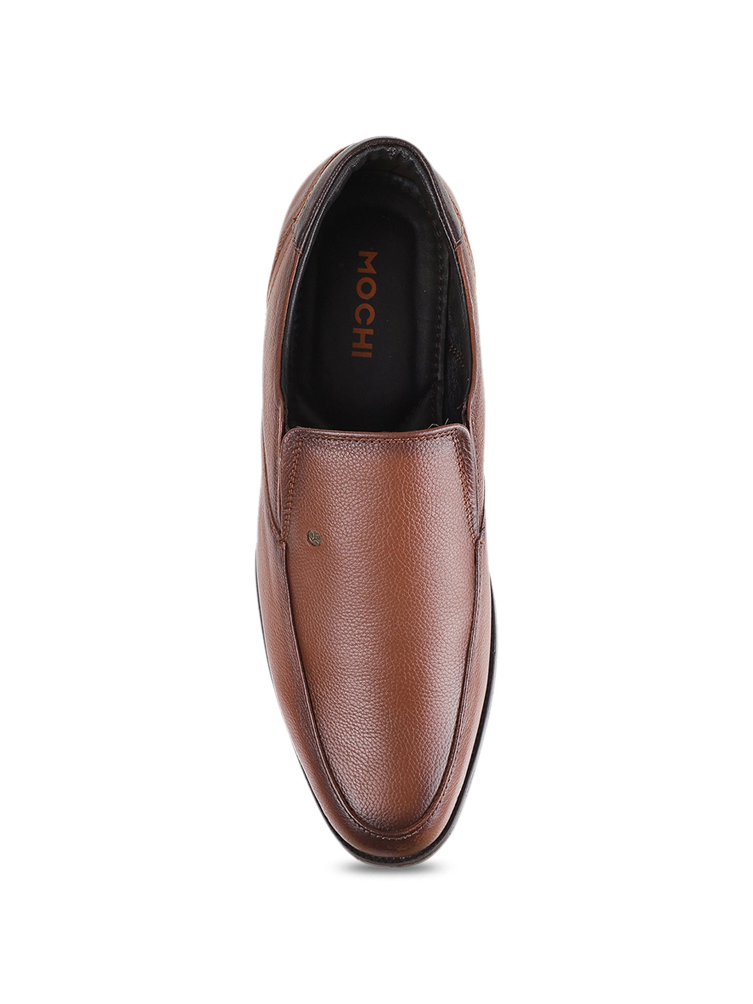 Mochi Men's Tan Formal Moccasins