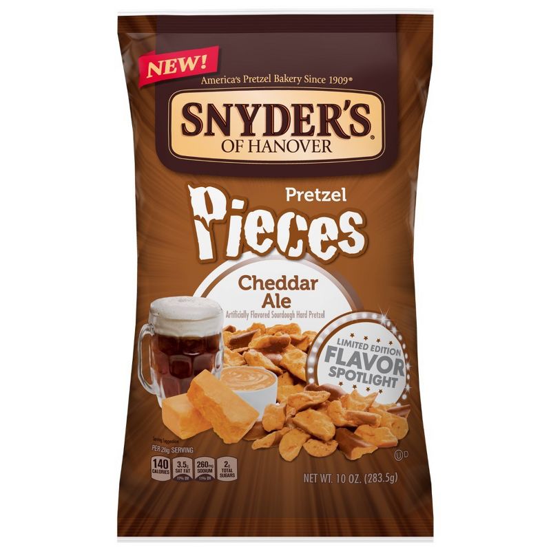 Snyder's Cheddar Ale Pretzel Pieces - 10oz