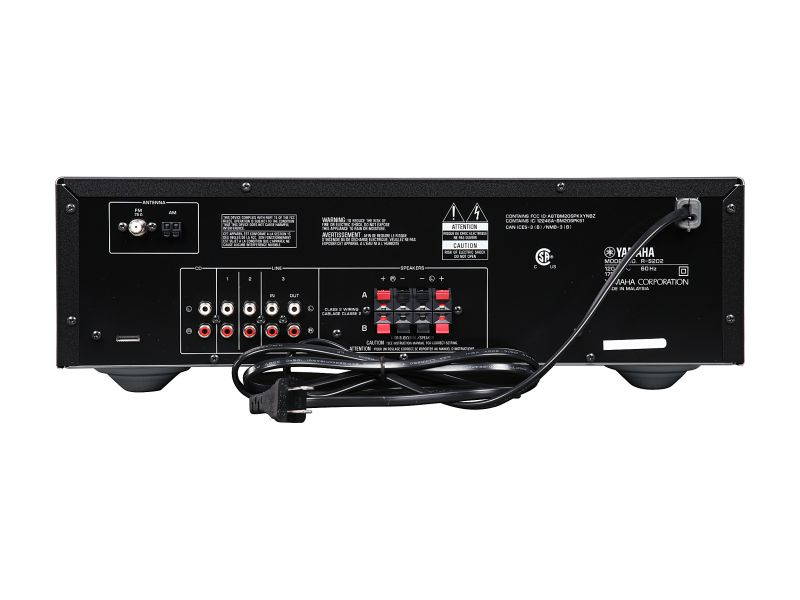 Yamaha R-S202 Stereo Receiver with Bluetooth, Black