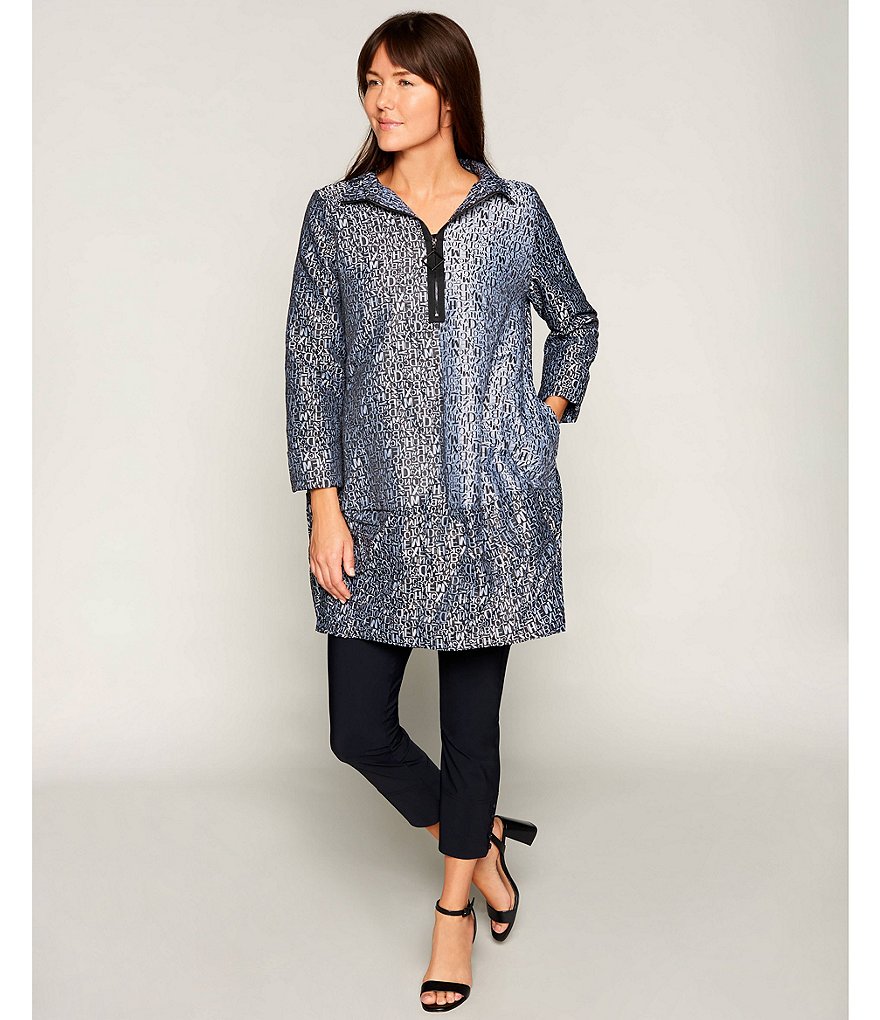 IC Collection Slim Stretch Knit Cropped Pants