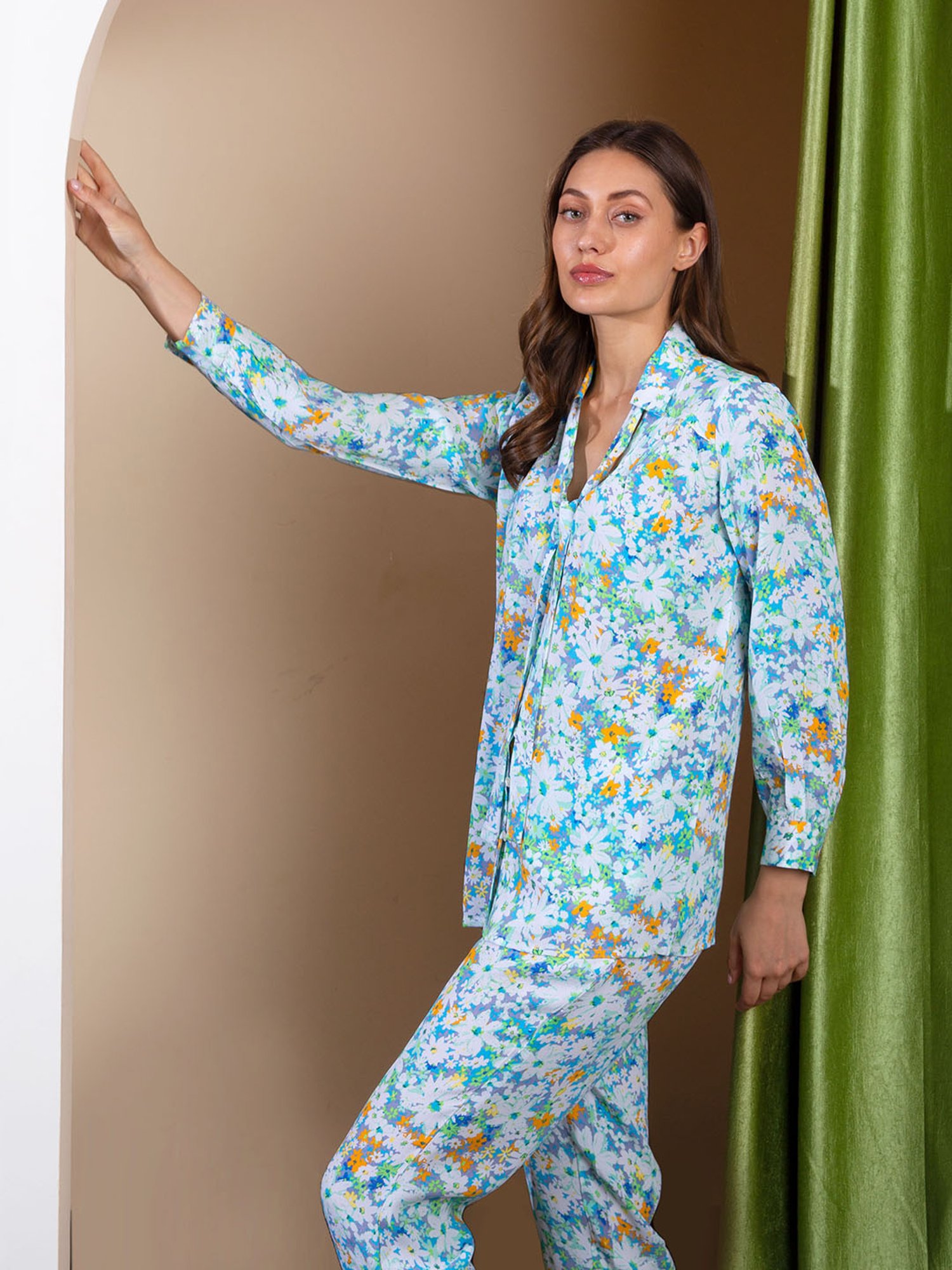Dusk Attire Multicolor Amelia Pyjama Set