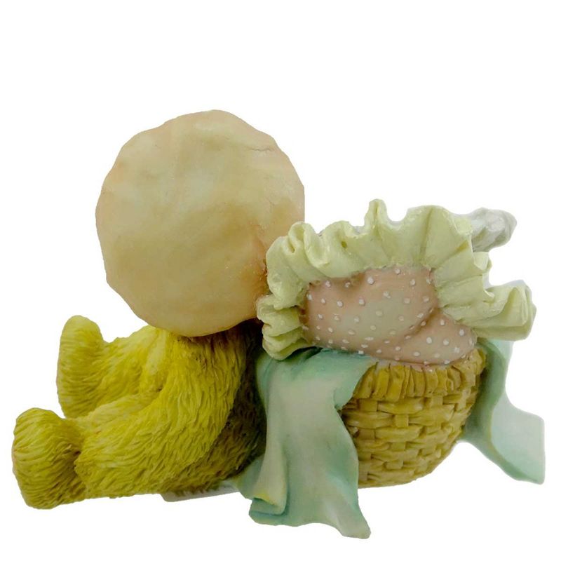 Cherished Teddies Jasmine Teddy Bear Basket Hearts  -  Decorative Figurines