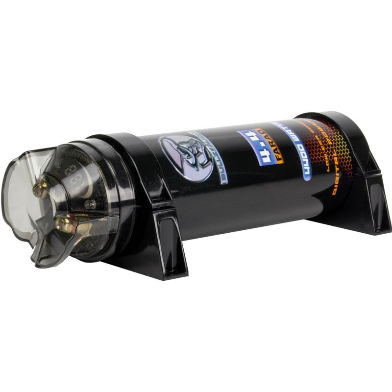 (2) BULLZ AUDIO 4400W 12V BCAP 4.4 Digital Car Power Farad Capacitors | BCAP4.4