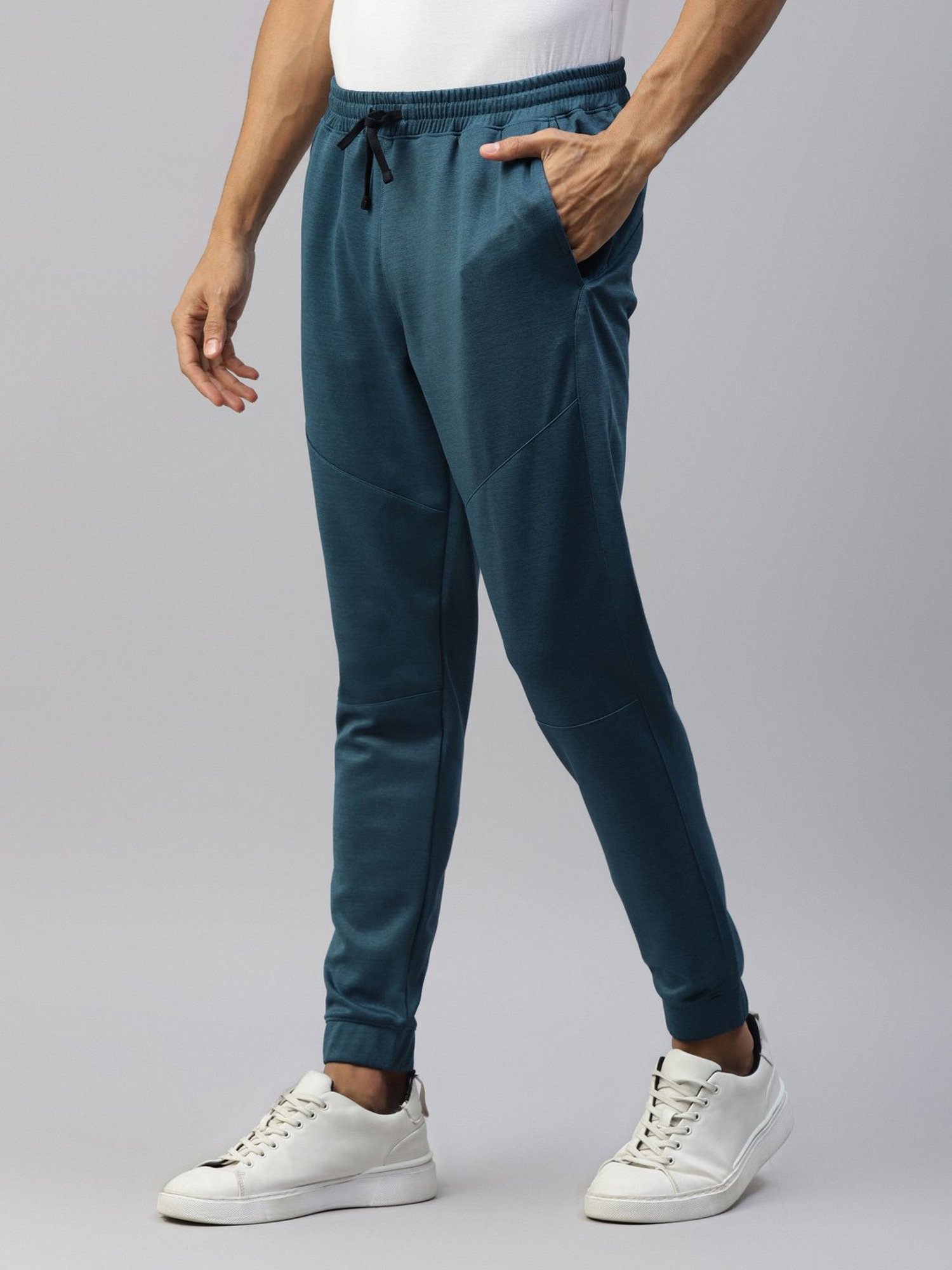 Slowave Teal Regular Fit Joggers