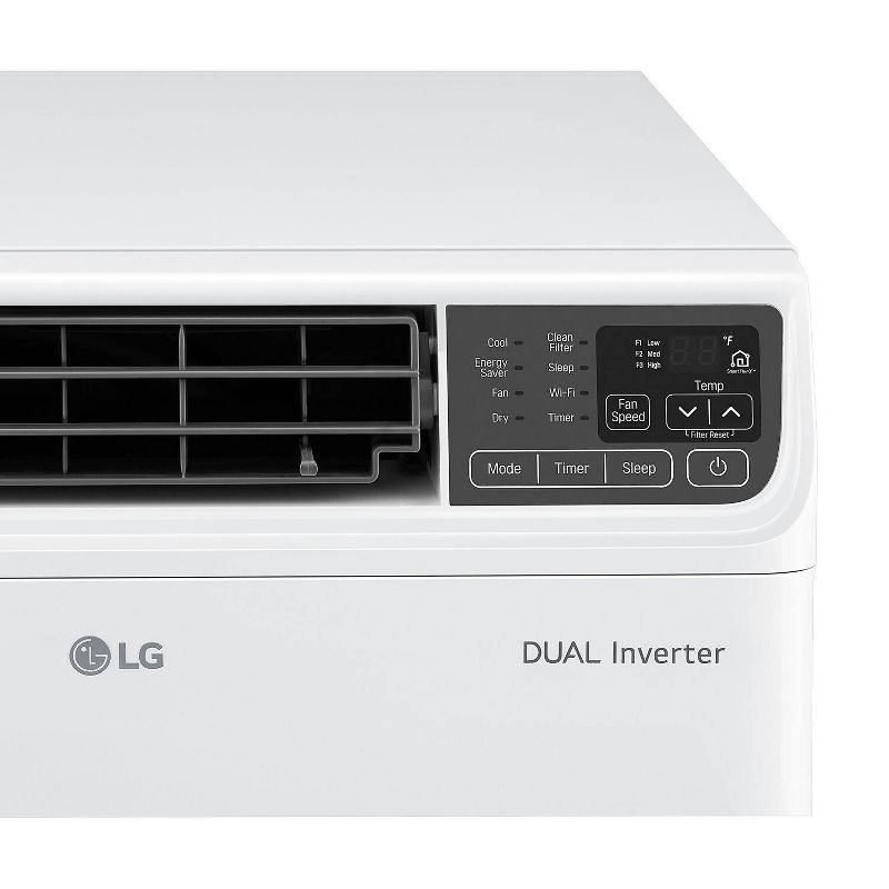 LG Electronics Energy Star 9,500 BTU 115V Dual Inverter Window Air Conditioner LW1019IVSM with Wi-Fi Control