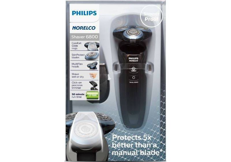 Philips Norelco Series 6800 Wet & Dry Men's Rechargeable Electric Shaver - S6880/81