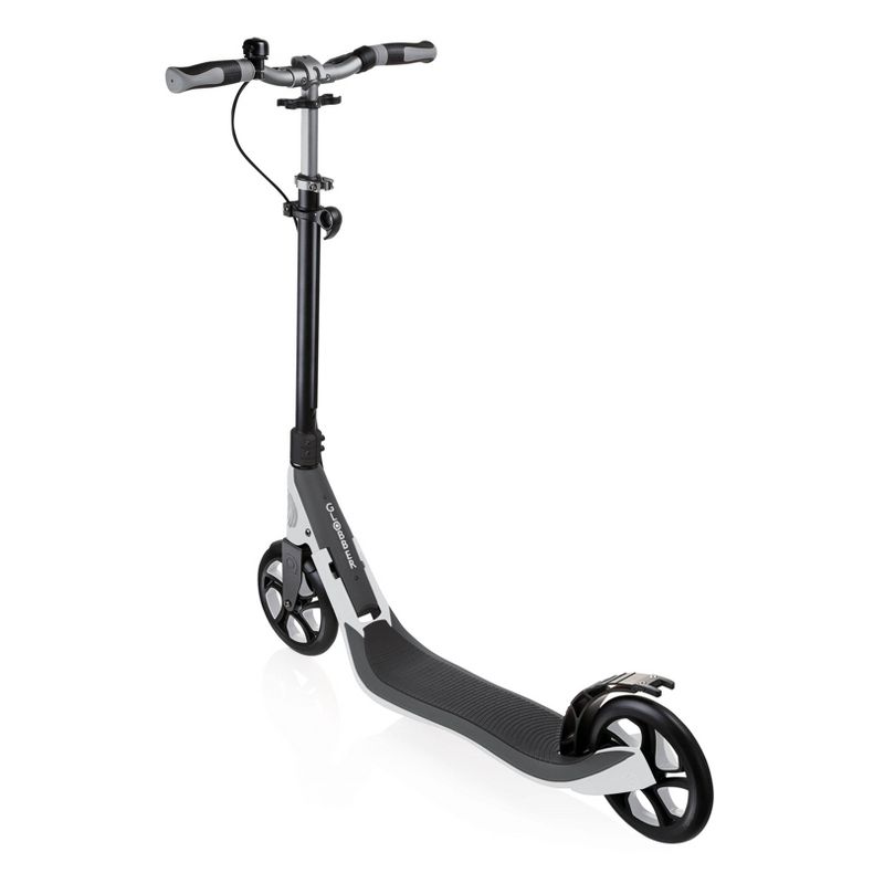 Globber Deluxe One NL 205 Kick Scooter - White/Gray