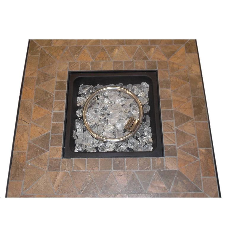 Square Tile Top Outdoor Fire Pit - AZ Patio Heaters