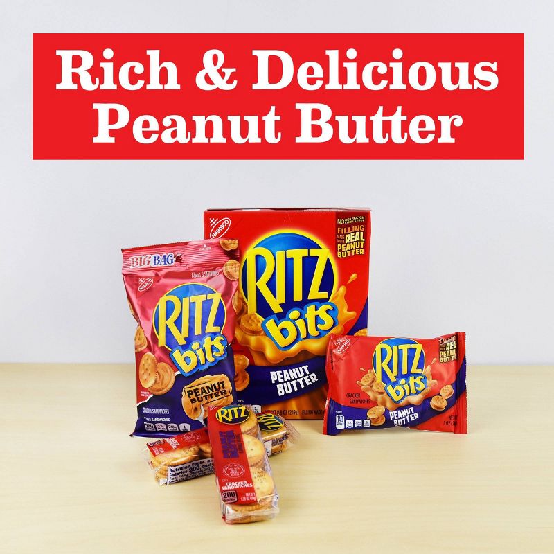 Ritz Bits Cracker Sandwiches with Peanut Butter - 8.8oz