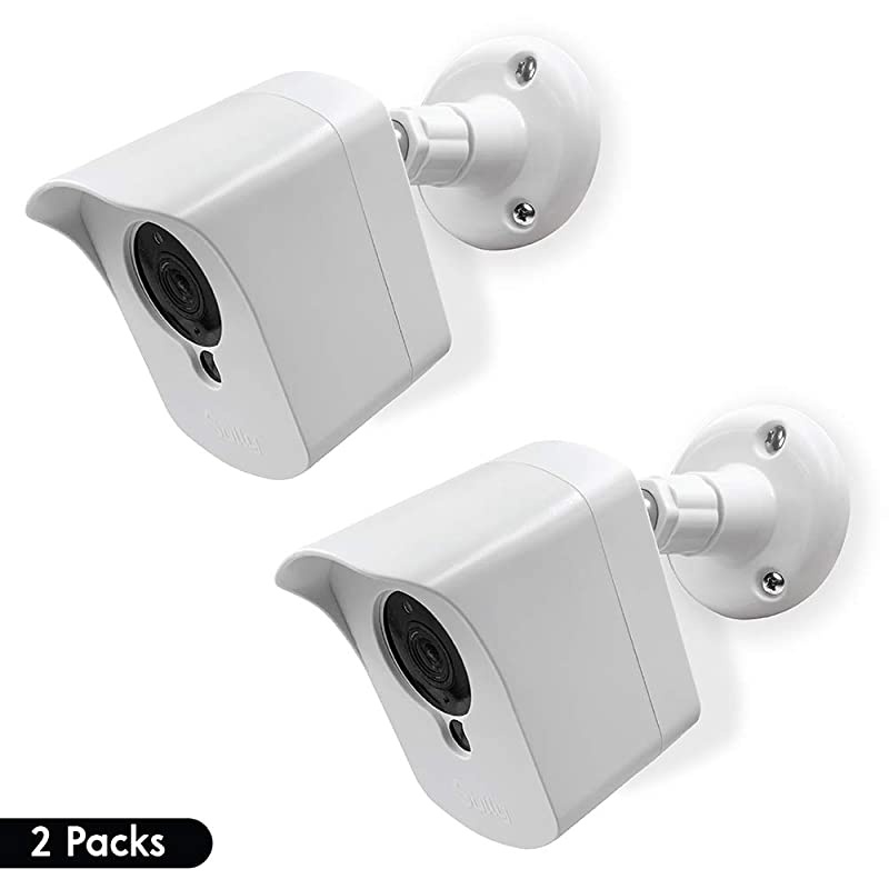 Mounting Kit for Wyze Cam (1 pcs Black) - Outdoor Case for Wyze Camera & v2 1080p Full HD w/Screw Mounts - Wyze Waterproof Cover with Wall Mount Bracket - Solid Housing for Wyze Cams by