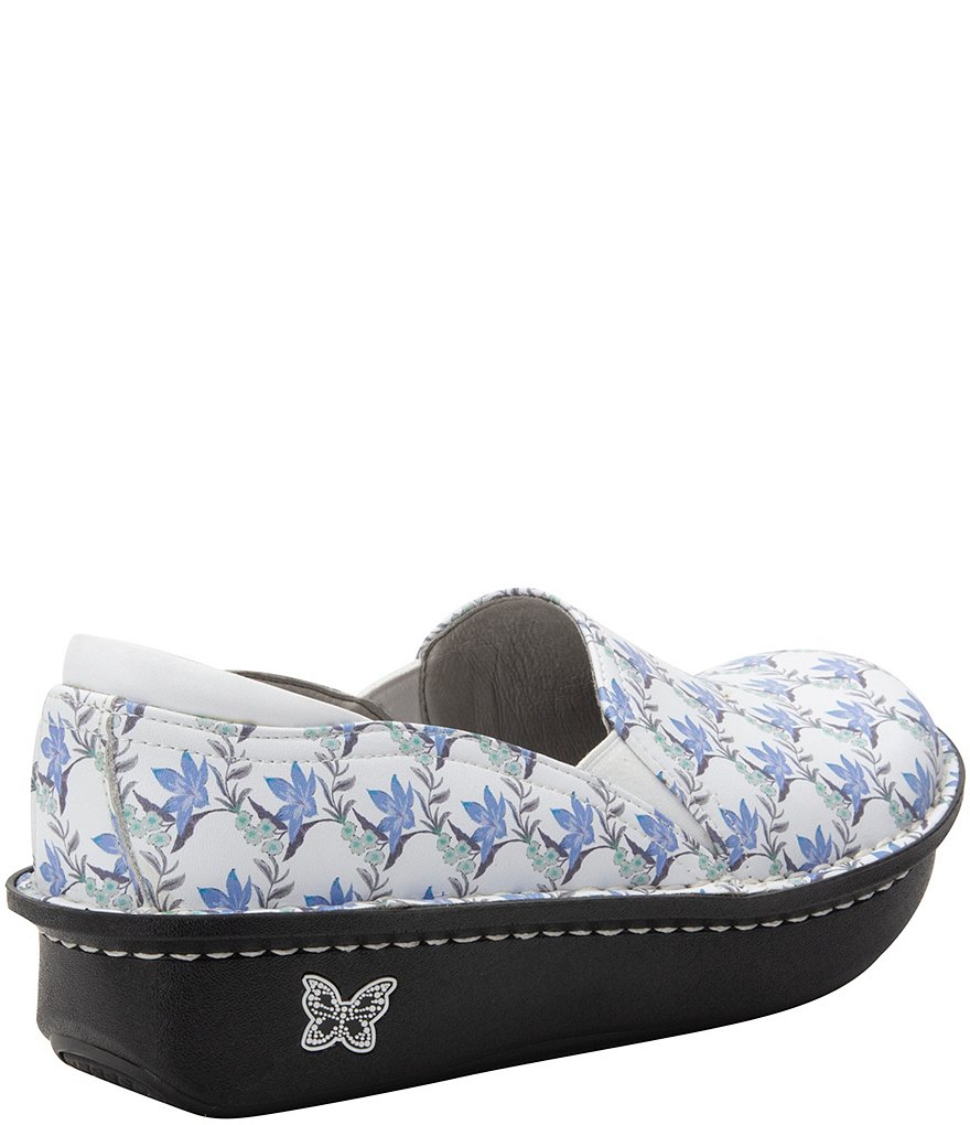 Alegria Debra Aloha White Clogs