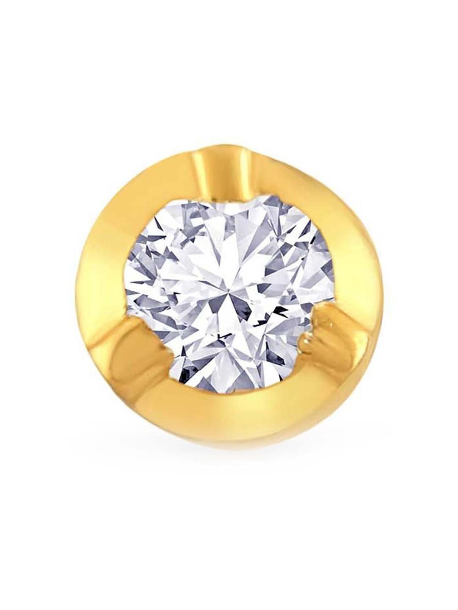 Malabar Gold and Diamonds 22 kt Gold & Diamond Nosepin