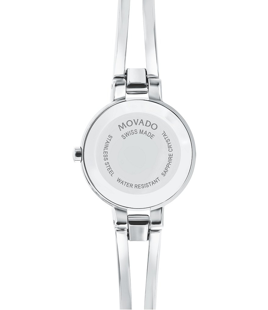 Movado Double Bar Bangle Style Amorosa Watch