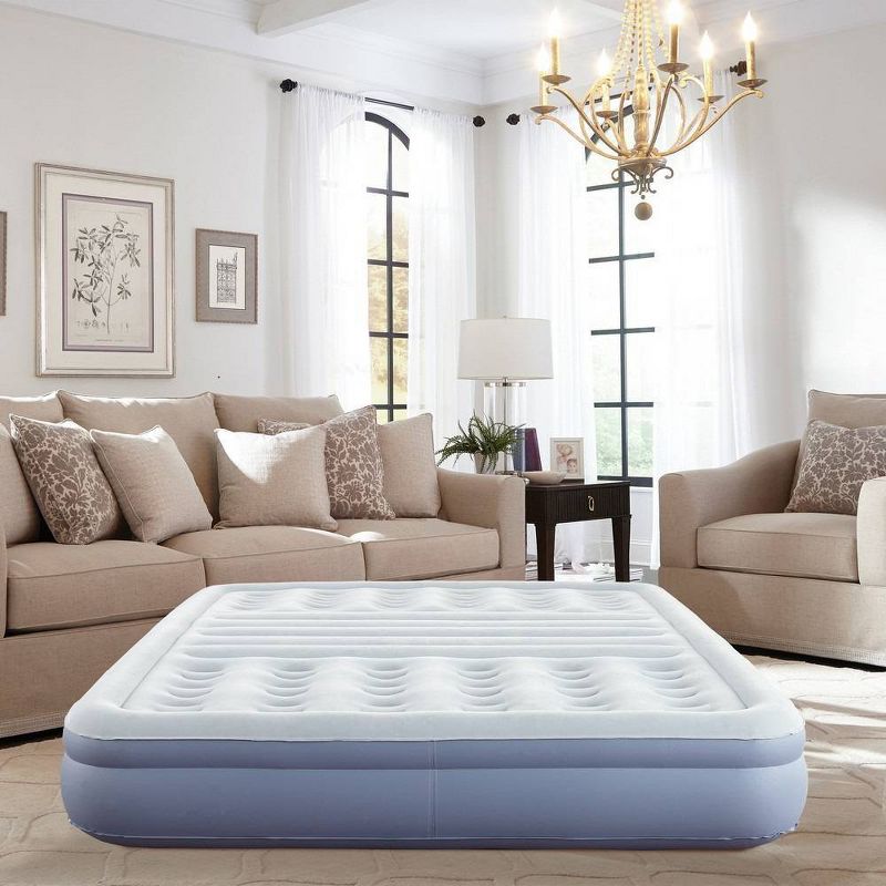 Thomasville Lumbar Lift 12" Tri-Zone Air Mattress with Electric Pump - Queen