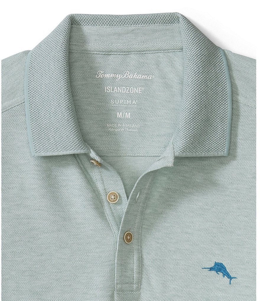 Tommy Bahama Big & Tall IslandZone Emfielder 2.0 Long-Sleeve Recycled Materials Polo Shirt