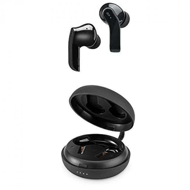 iLive Earset - Stereo - True Wireless - Bluetooth - 49 ft - Earbud - Binaural - In-ear - Noise Canceling - Black