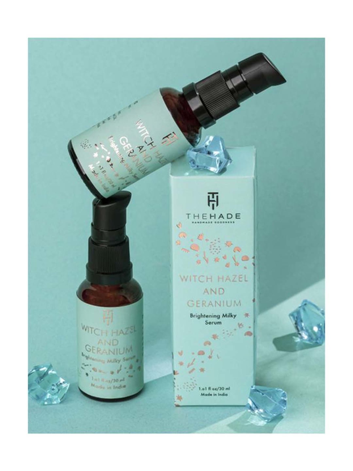 The Hade Naturals Witch Hazel & Geranium Brightening Milky Serum - 30 ml - 30 ml