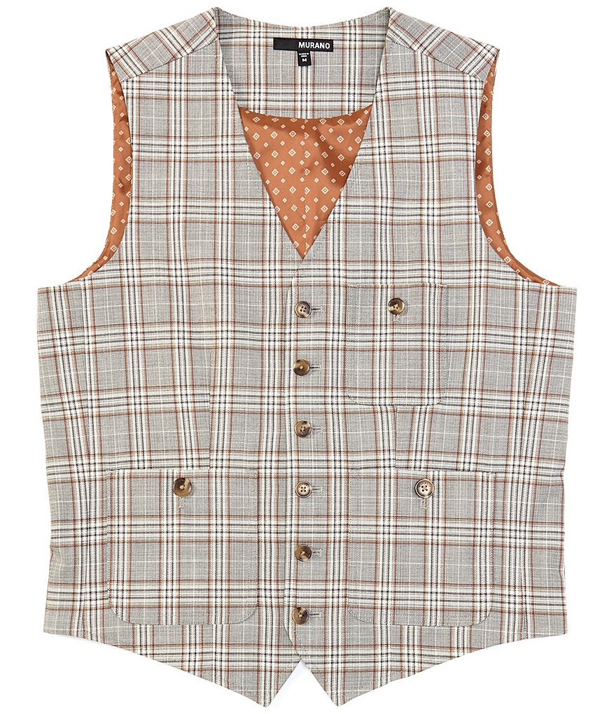 Perry Ellis Solid Suit Separates Vest