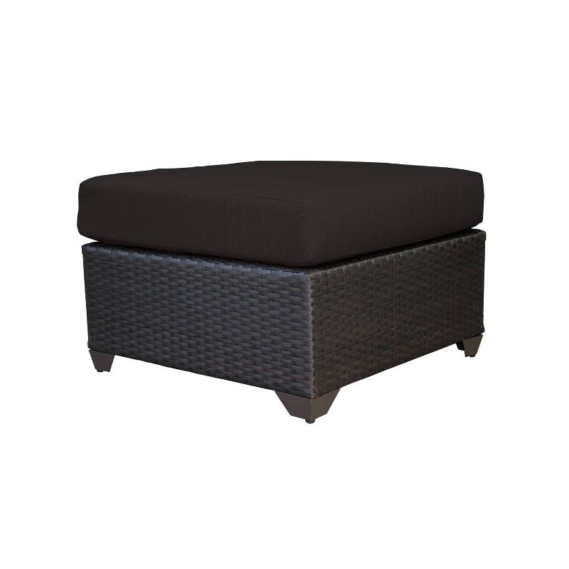 Barbados 14pc Patio Sectional Seating Set with Cushions - Black - TK Classics