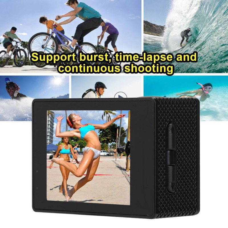 Waterproof Shell 1080P Outdoor Sports Action Camera HD 110 Degree Angle Cameras
