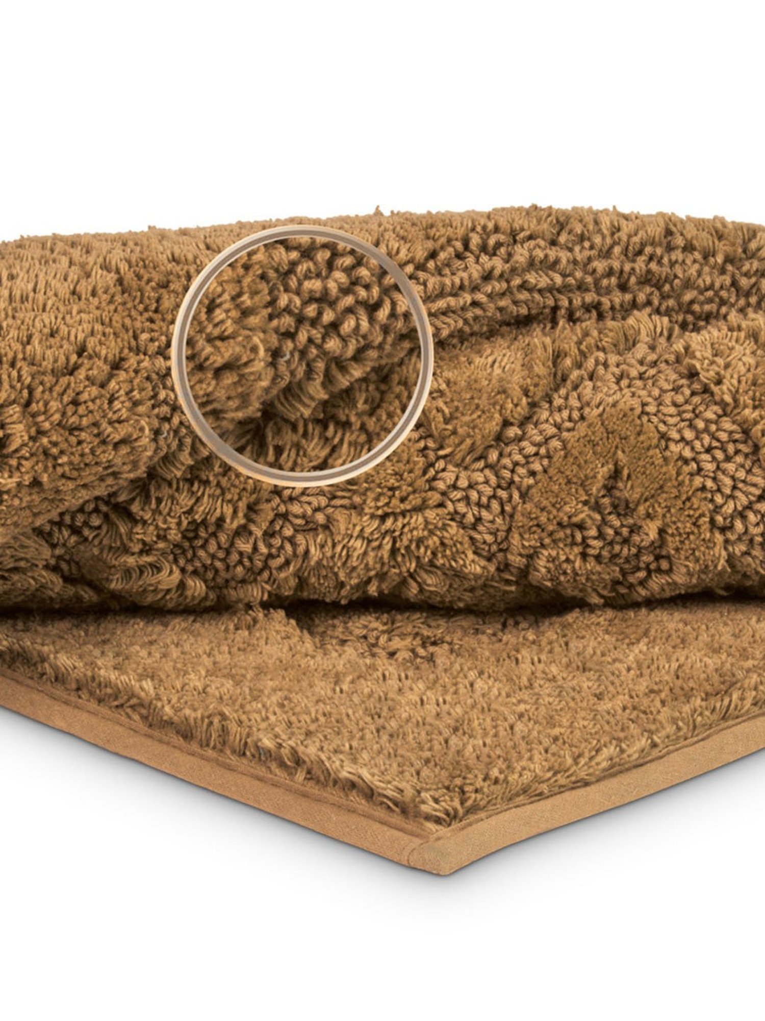 Freelance Camel Cotton Set of 1 Bath Mats and Rugs
