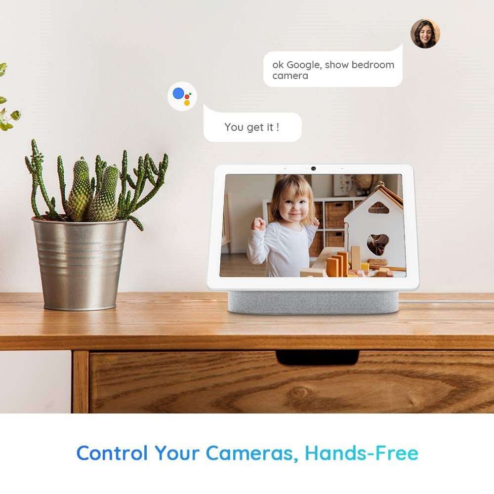Reolink 4K 8MP Outdoor Security Camera, Smart Human/Vehicle Detection PoE IP Camera Work with Google Assistant Audio Dome, 256GB Micro SD (not Included) Storage for 24/7 Recording, RLC-820A