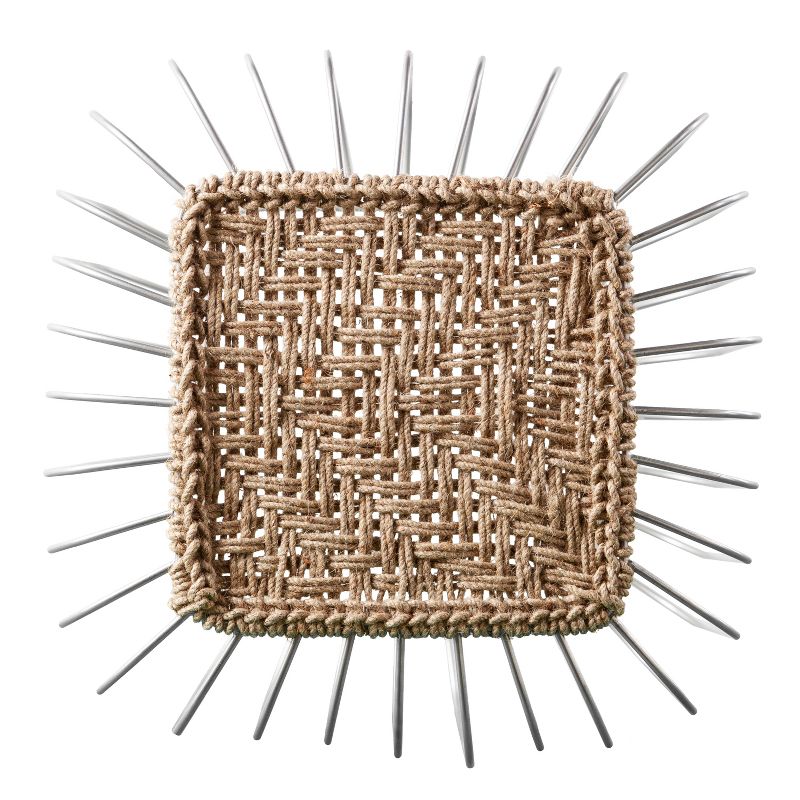 Kochi Jute Accent Table Silver - Holly & Martin