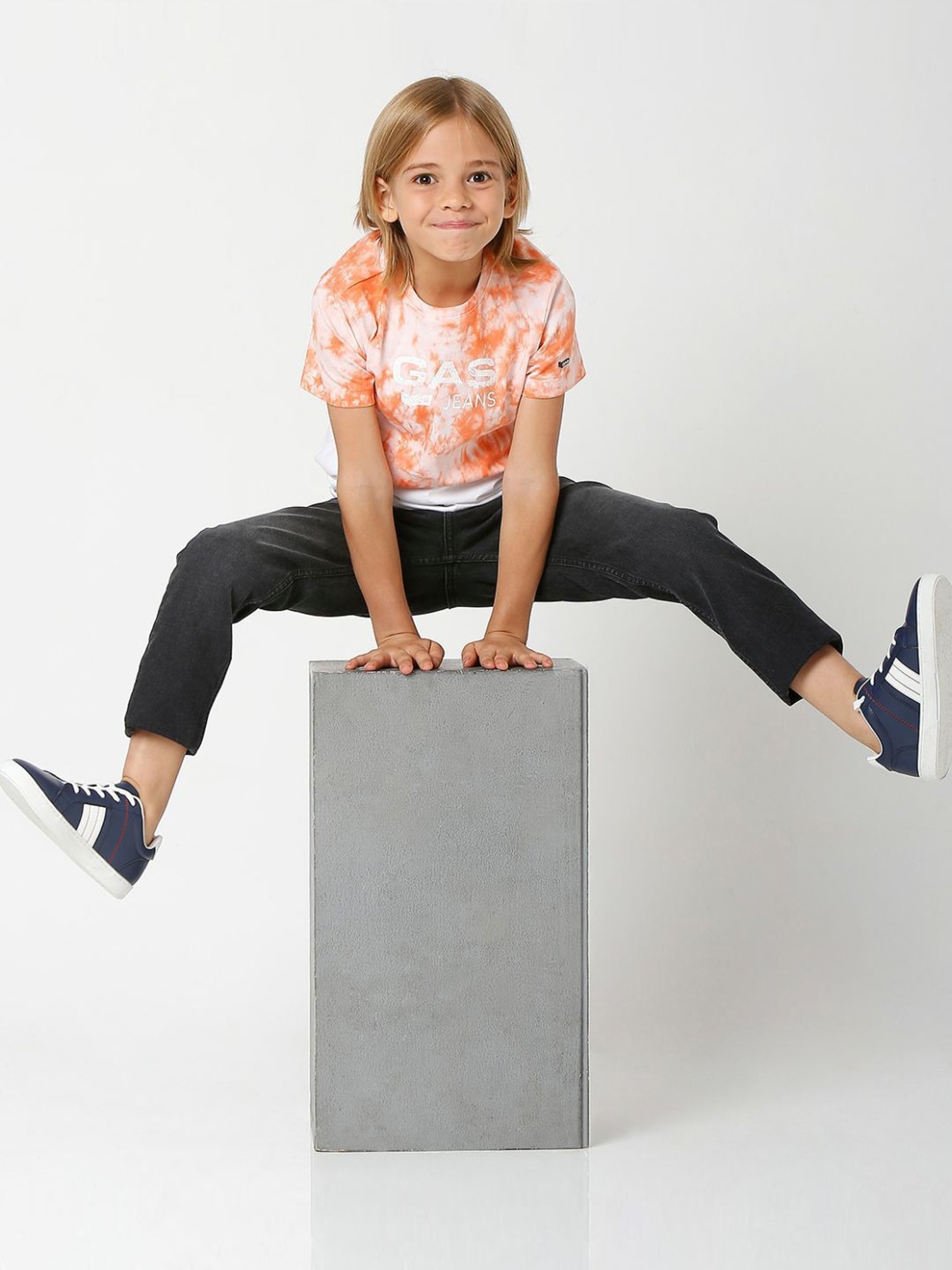 Gas Boys Black Slim Fit Jeans