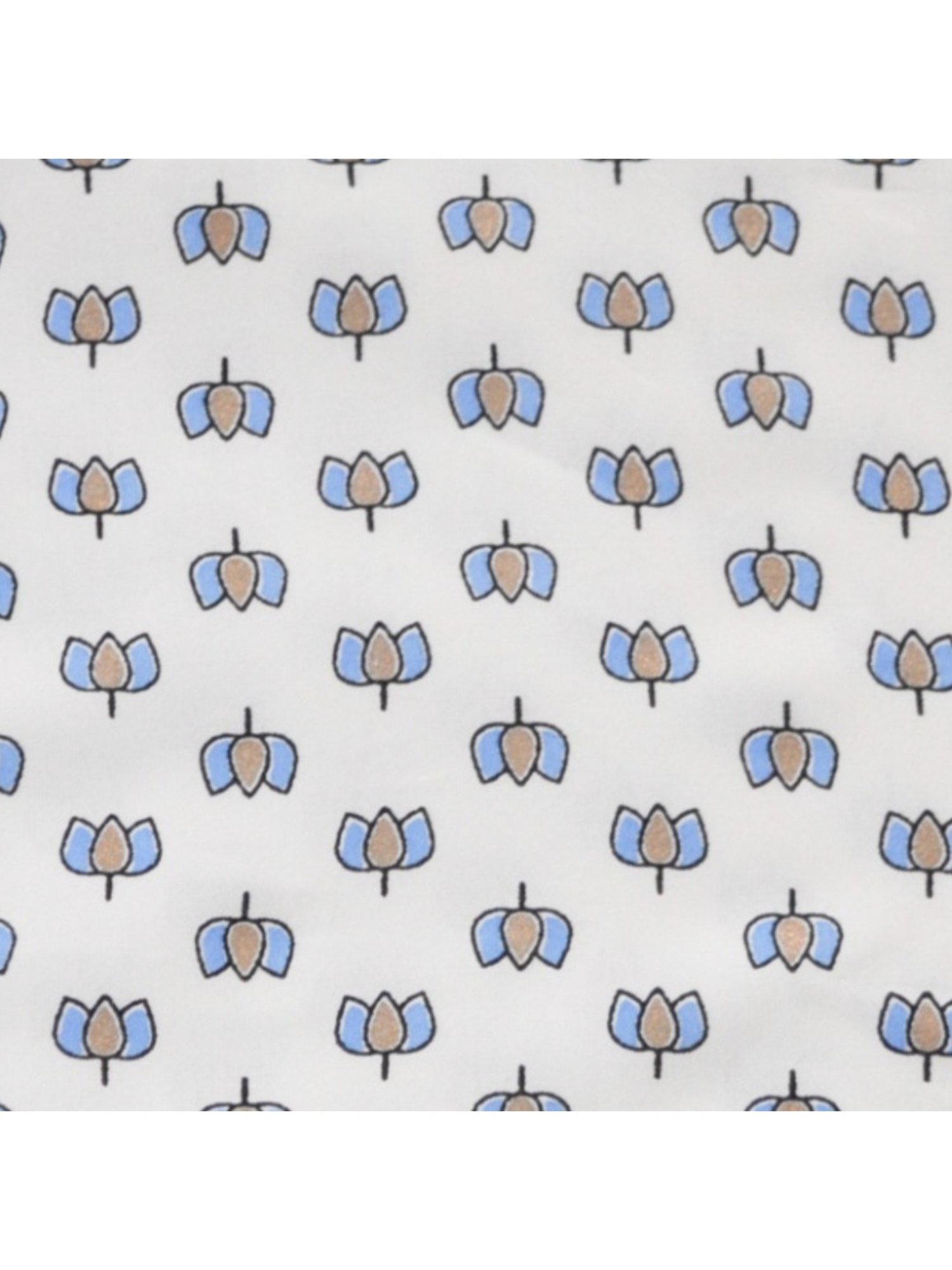 The Baby Atelier White Cotton Pillow Cover without fillers