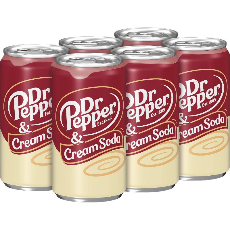 Dr Pepper Cream Soda - 6pk/7.5 fl oz Cans
