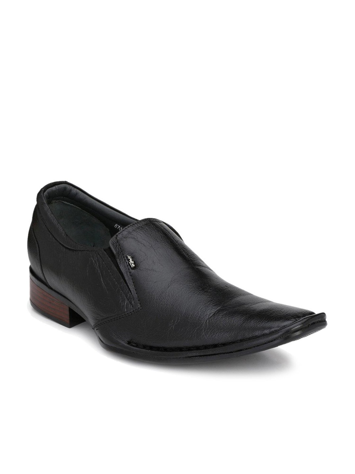 Hitz Men's Black Formal Slip-ons