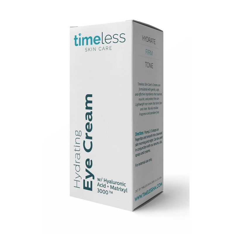 Timeless Skin Care Hydrating Eye Cream - 0.5oz