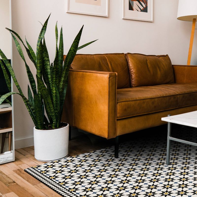 Tempaper 3'2"x4'8" Soleil Indoor/Outdoor Vinyl Floor Rug