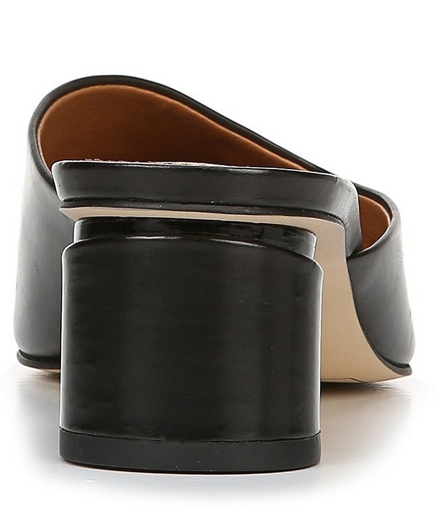 Schutz Sionne Clear Vinyl Pointed Toe Mules