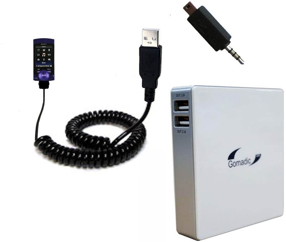 Gomadic Unique Portable Rechargeable Battery Pack Designed for The Sony NWZ-S544 - High Capacity Charger That fits in Your Pocket