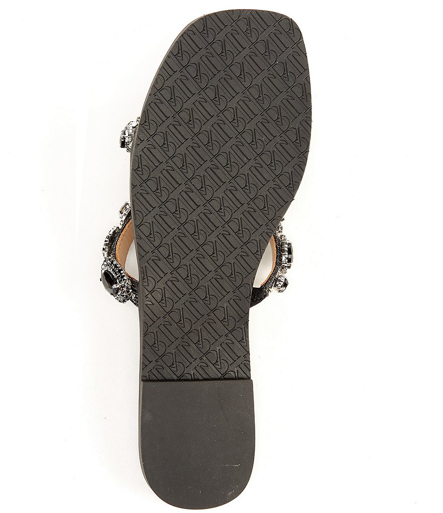 Badgley Mischka Reed Jeweled Strap Detail Sandals